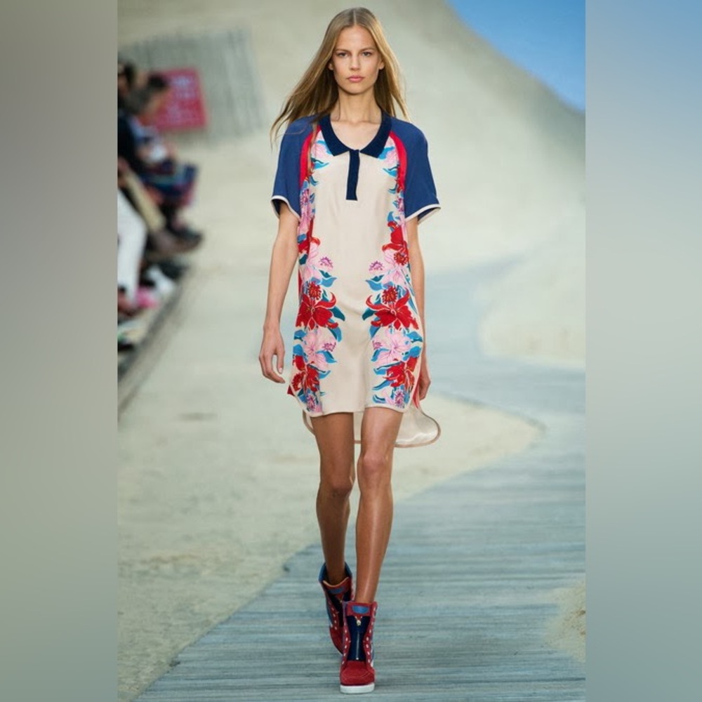 NWT Tommy Hilfiger 2014 Spring Collection Silk Dress